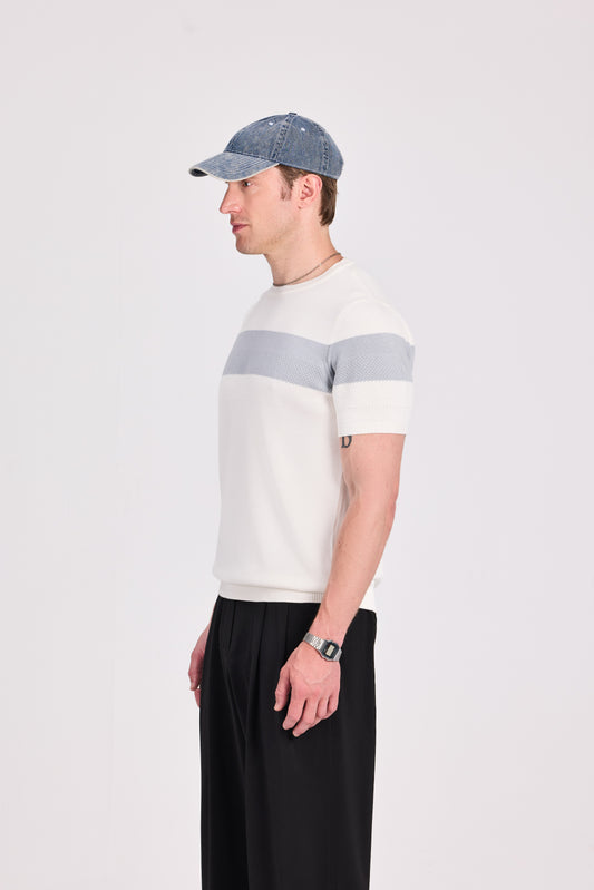 Knitted Modal/Wide Stripe