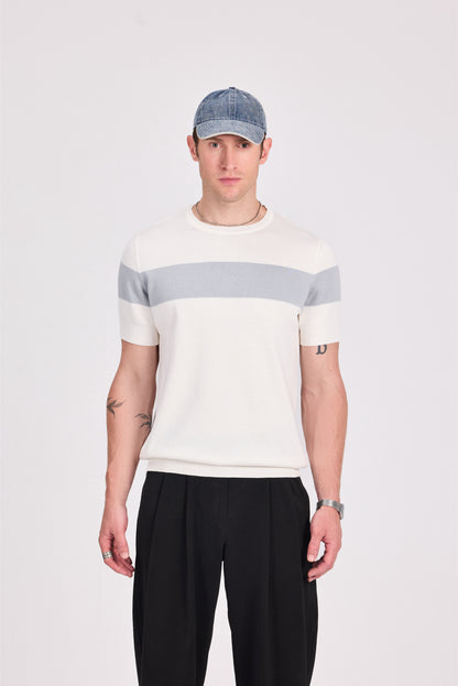 Knitted Modal/Wide Stripe