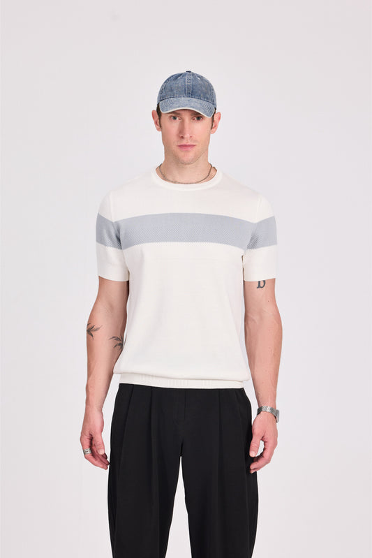 Knitted Modal/Wide Stripe