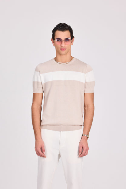 Knitted Modal/Wide Stripe