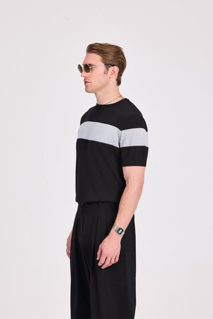 Knitted Modal/Wide Stripe