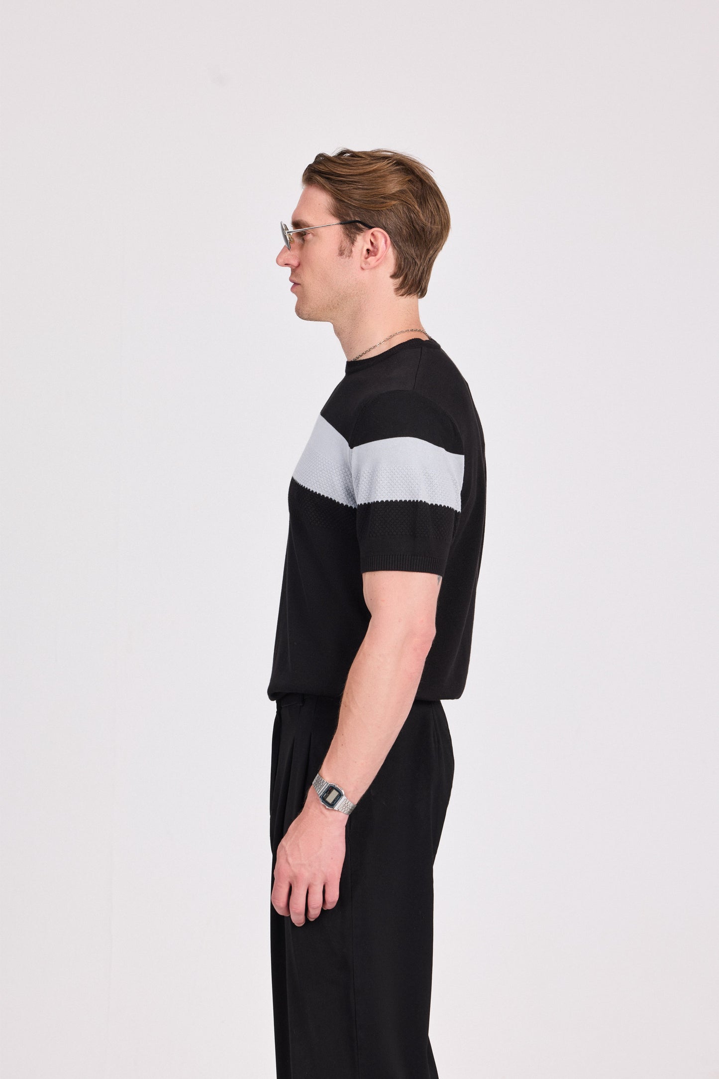 Knitted Modal/Wide Stripe