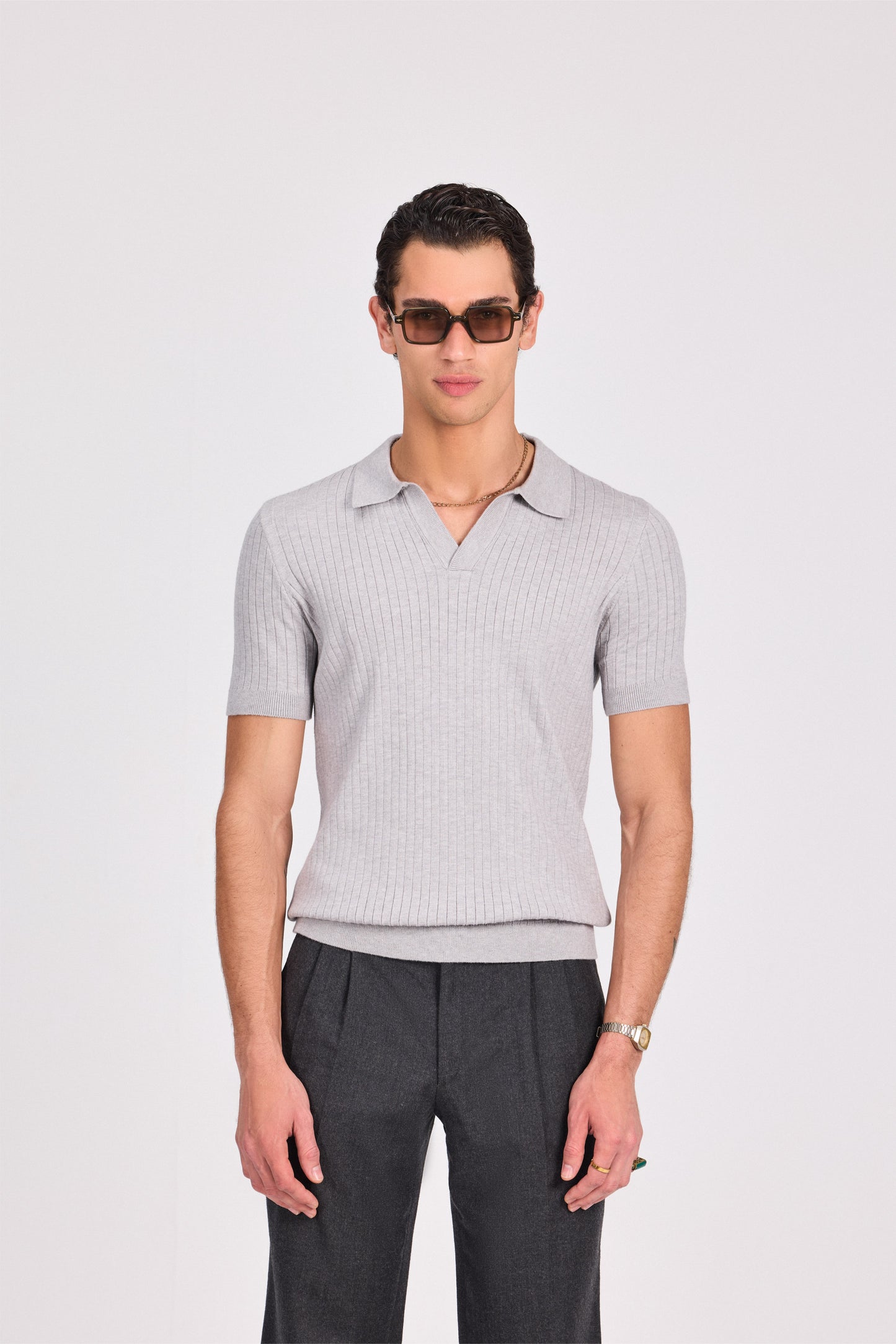 polyamide Knitted Polo