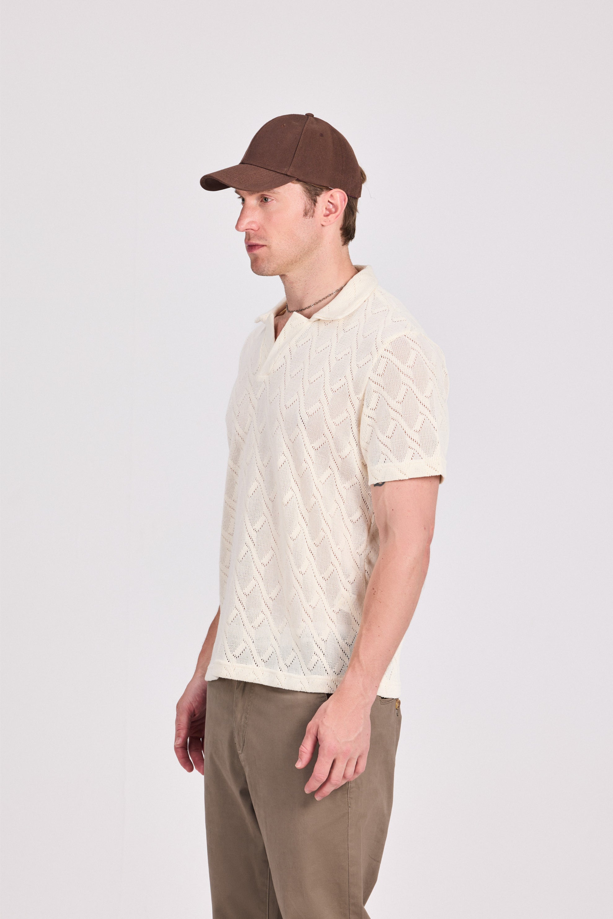 Ercu Textured Polo Shirt
