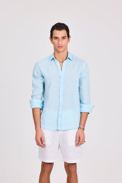 Pure Linen Long Sleeve Shirt