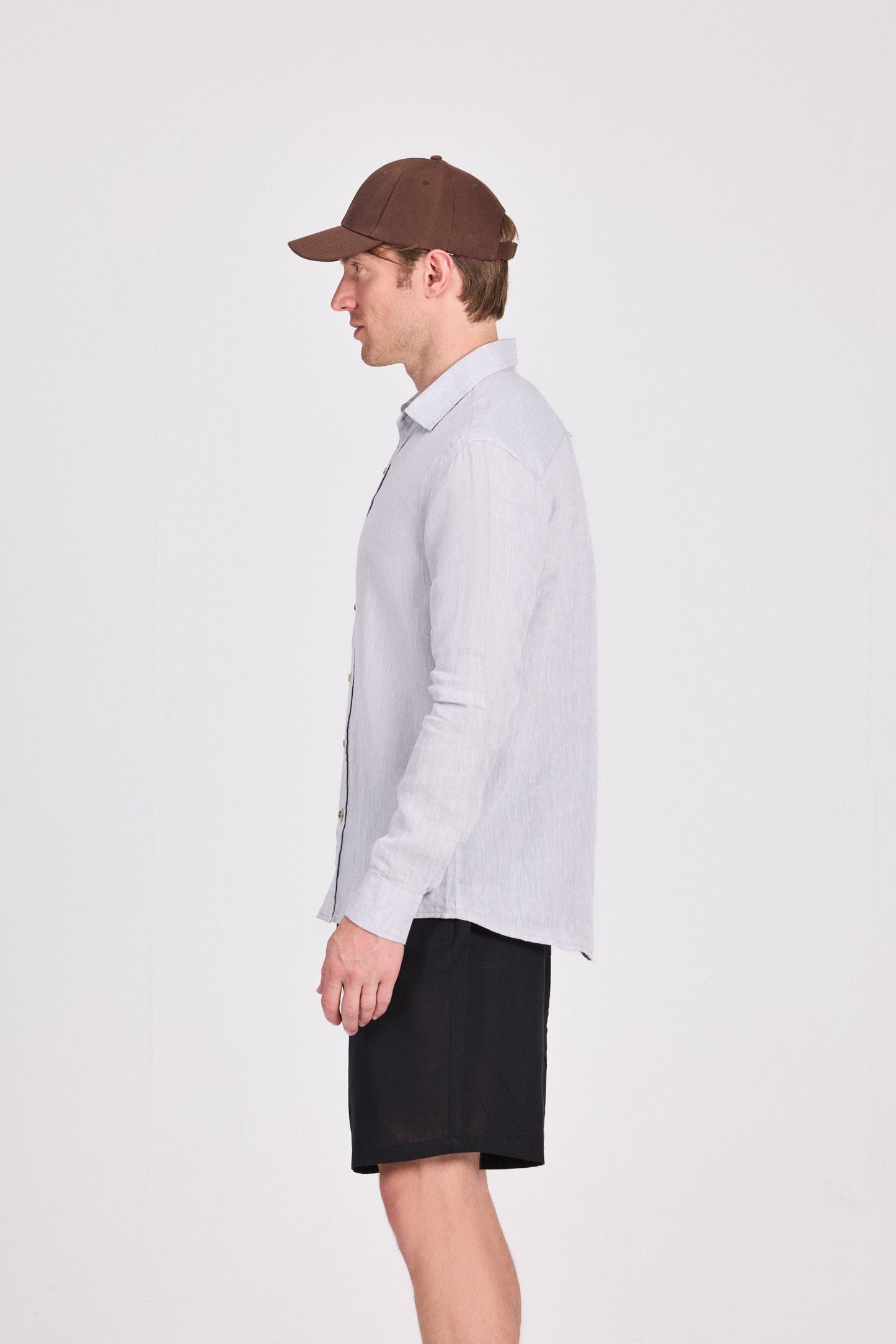 Pure Linen Long Sleeve Shirt