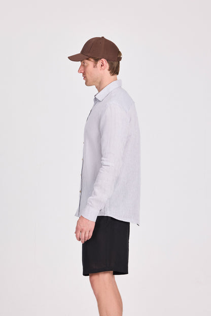 Pure Linen Long Sleeve Shirt