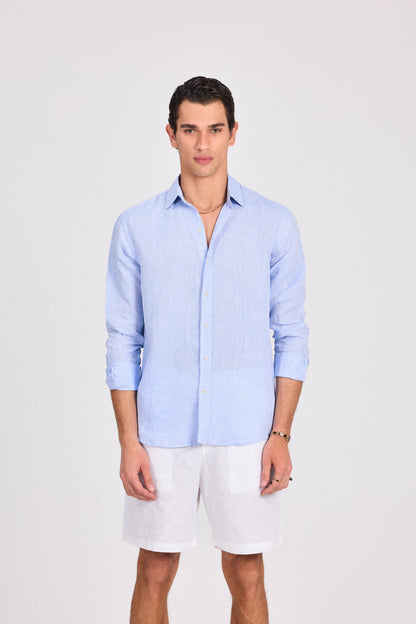 Pure Linen Long Sleeve Shirt