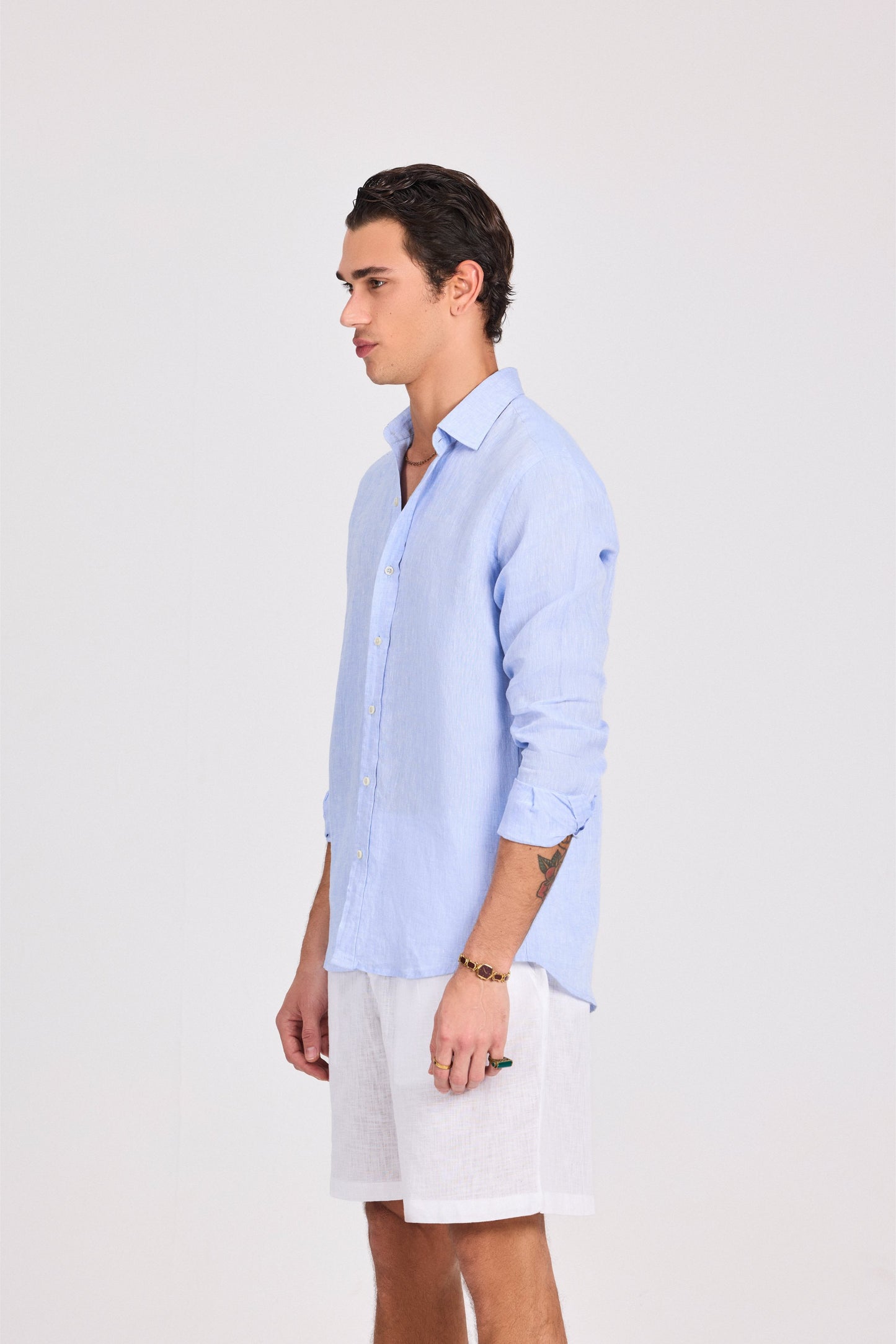 Pure Linen Long Sleeve Shirt