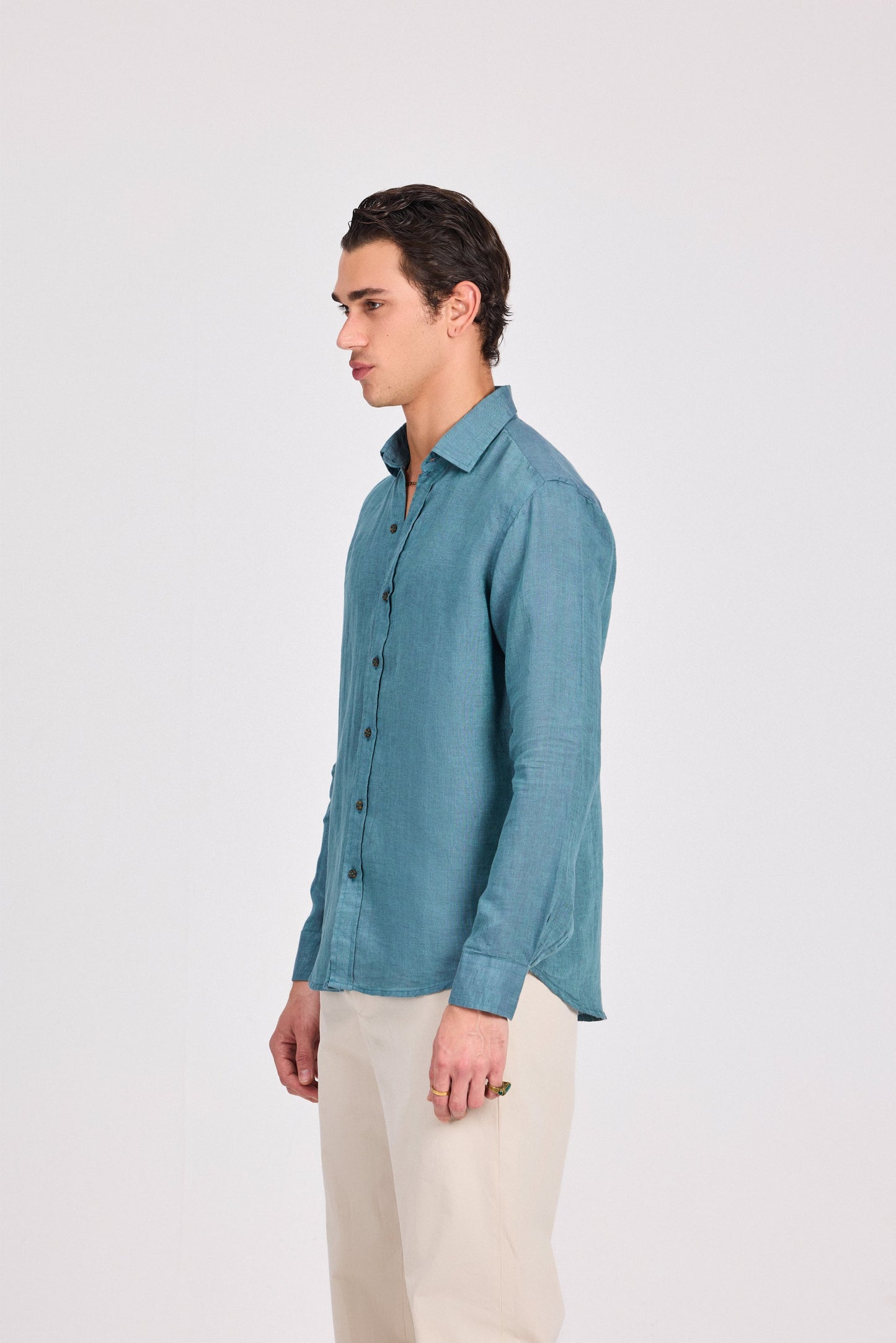 Pure Linen Long Sleeve Shirt