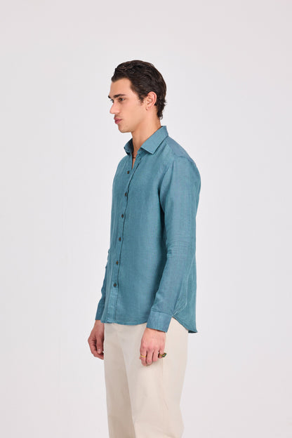Pure Linen Long Sleeve Shirt