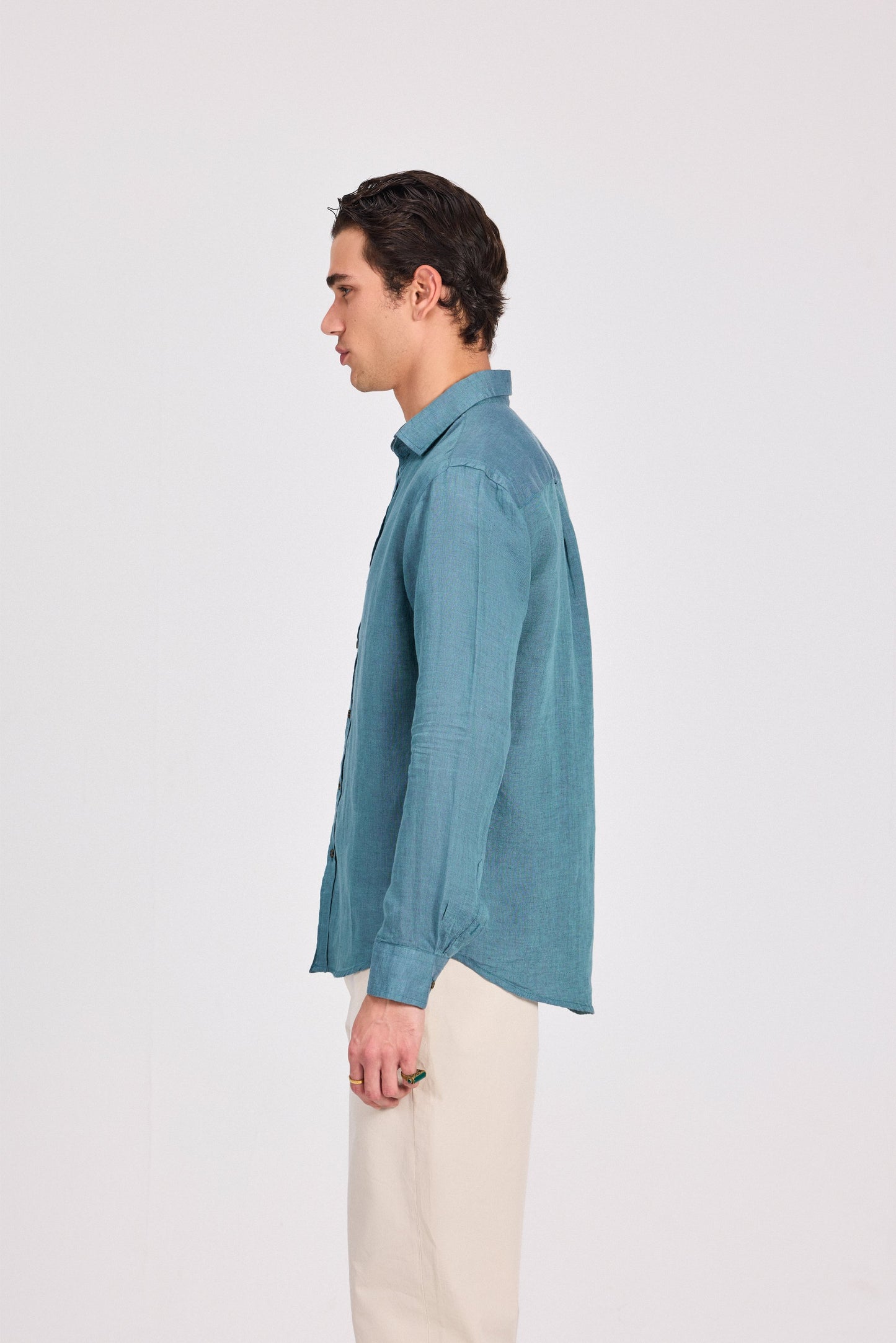 Pure Linen Long Sleeve Shirt