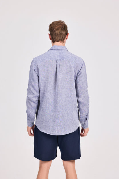 Pure Linen Long Sleeve Shirt