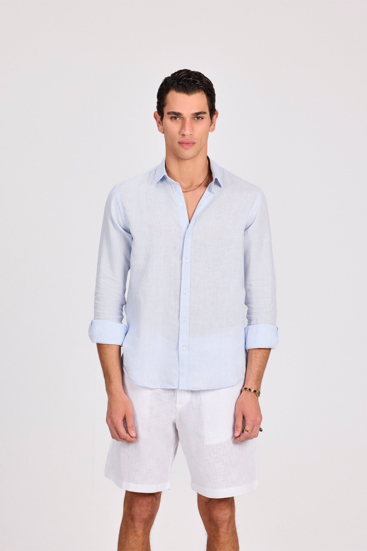 Pure Linen Long Sleeve Shirt