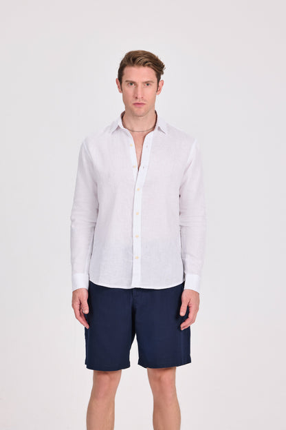Pure Linen Long Sleeve Shirt