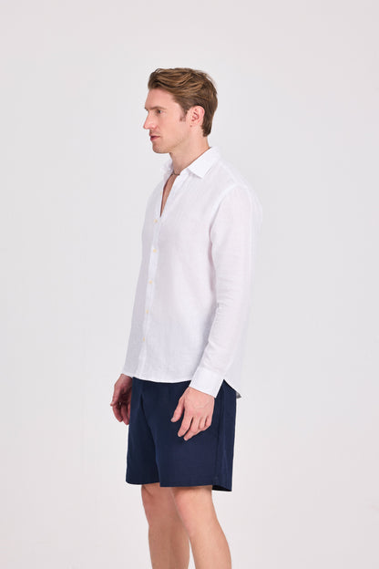 Pure Linen Long Sleeve Shirt