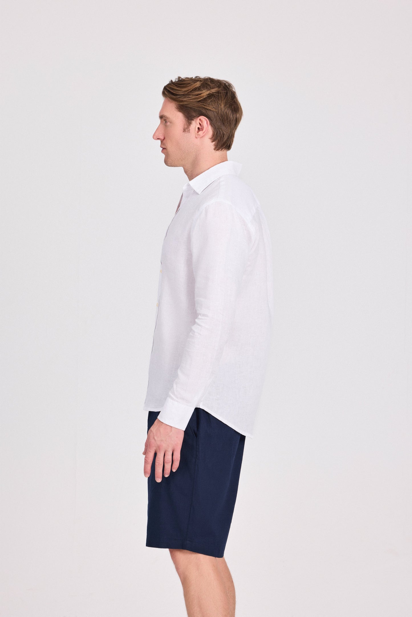 Pure Linen Long Sleeve Shirt