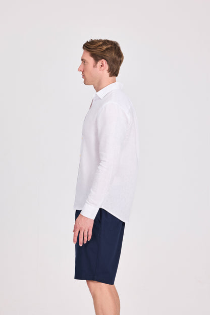 Pure Linen Long Sleeve Shirt
