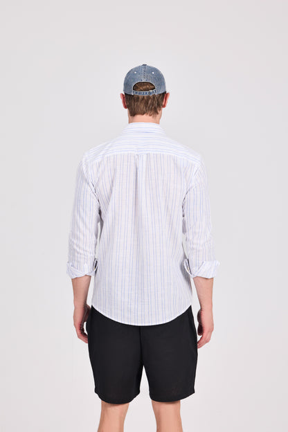 Column Long Sleeve Shirt