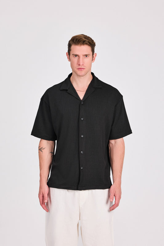 Structured Short Sleeve Shirt