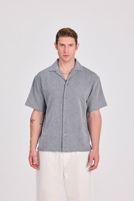Checkered 100% Cotton Short Sleeve Shirt