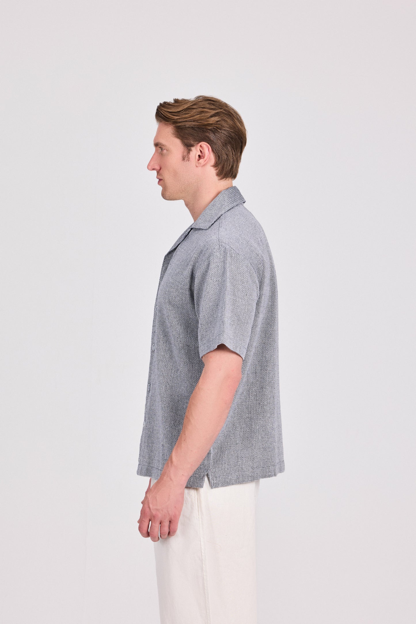 Checkered 100% Cotton Short Sleeve Shirt