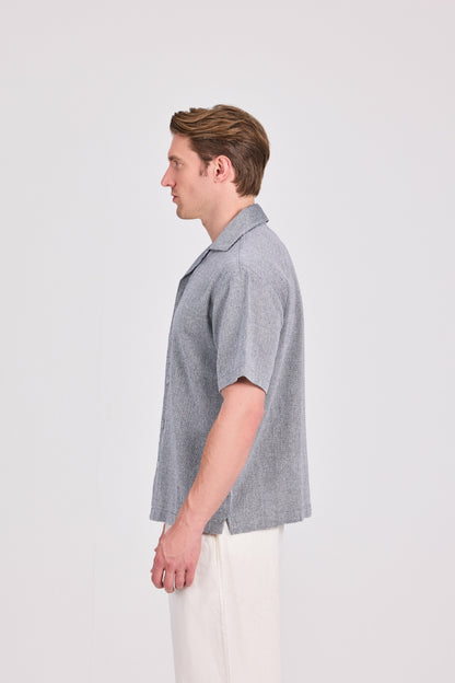 Checkered 100% Cotton Short Sleeve Shirt