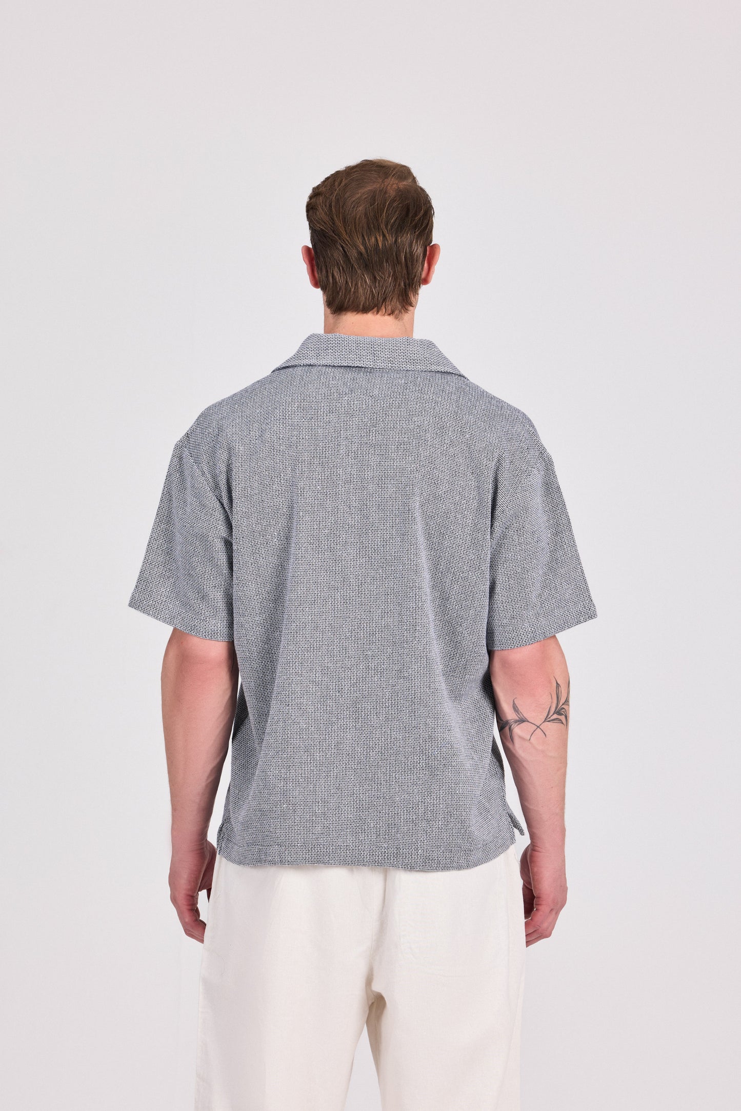 Checkered 100% Cotton Short Sleeve Shirt