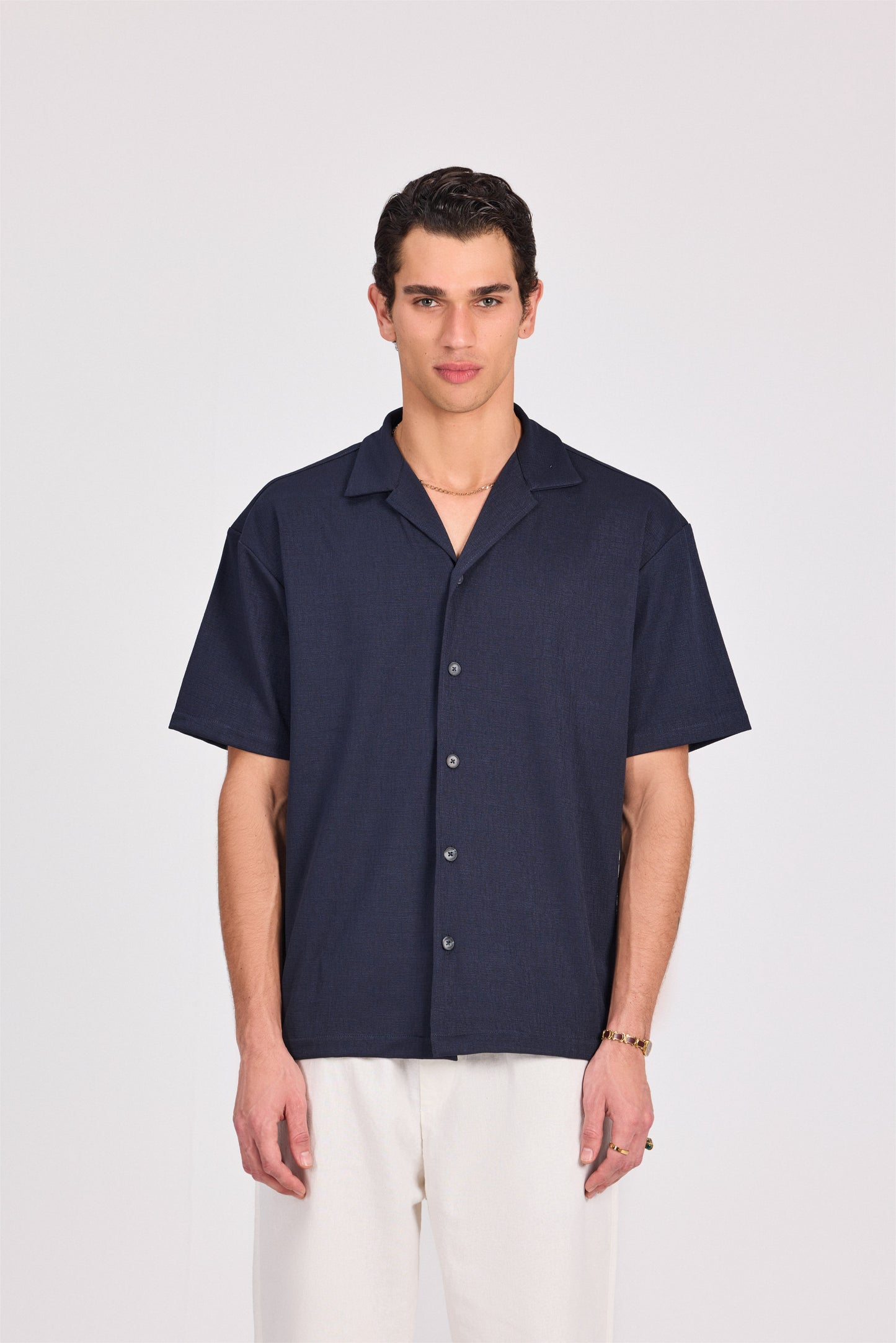 Structured Short Sleeve Shirt