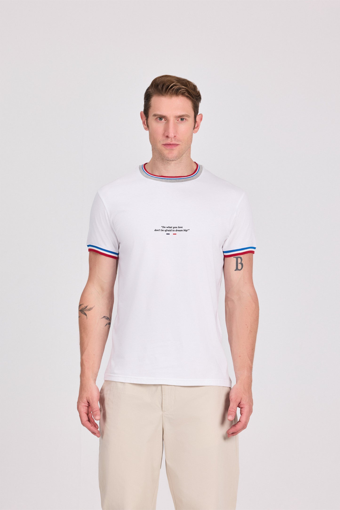 تي شيرت بيرسولا قطني أسود إيطالي