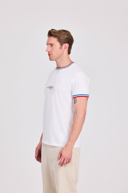 تي شيرت بيرسولا قطني أسود إيطالي