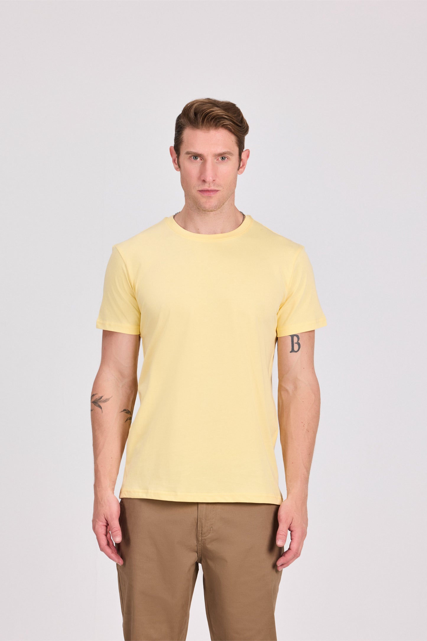 تي شيرت بيرسولا أسود 100% قطن