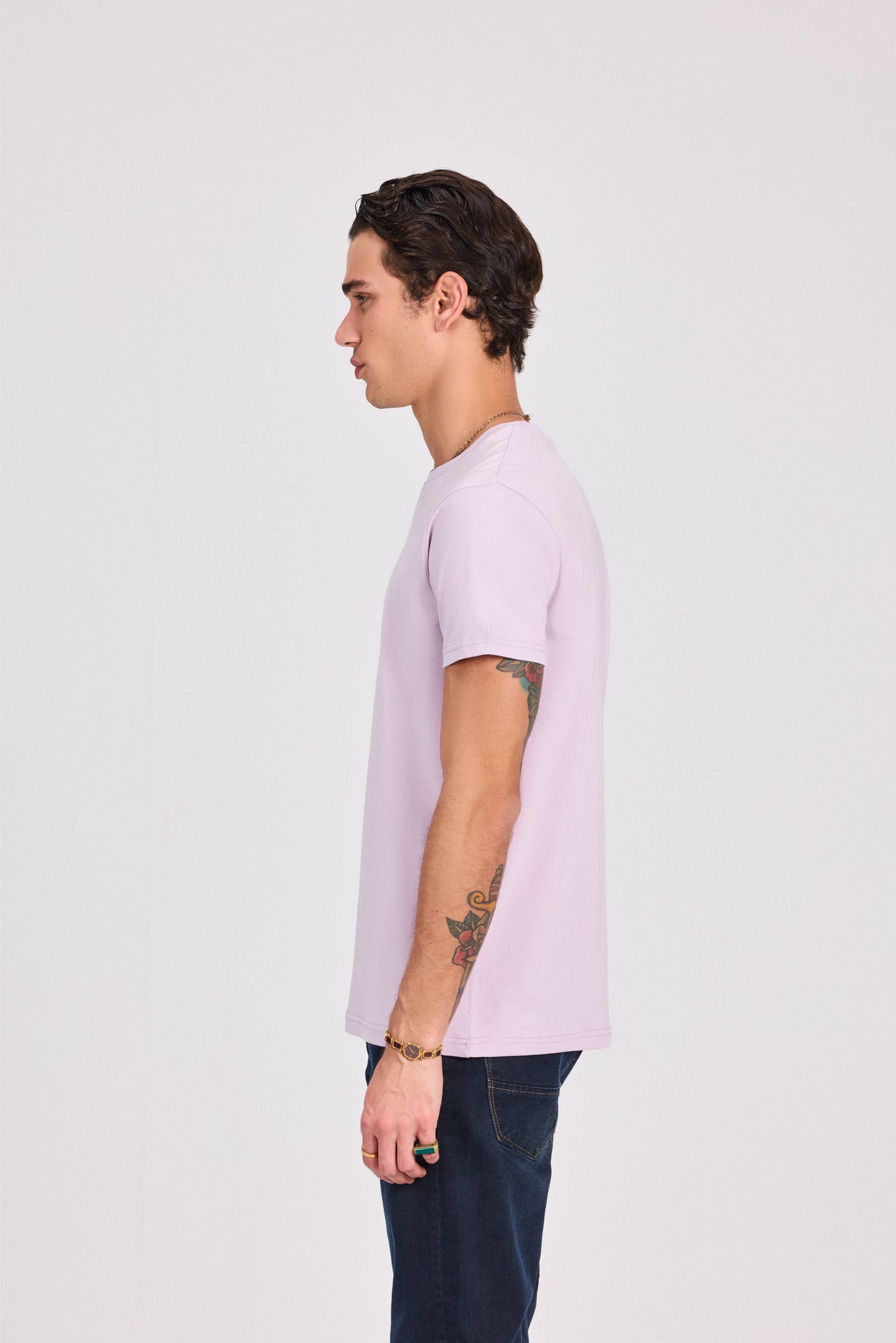 تي شيرت بيرسولا أسود 100% قطن