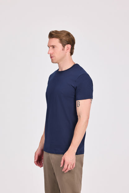 تي شيرت بيرسولا أسود 100% قطن