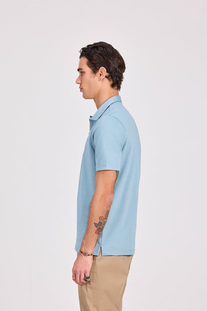 100% Cotton Polo With Zipper