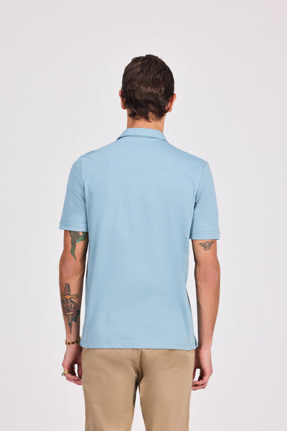 100% Cotton Polo With Zipper