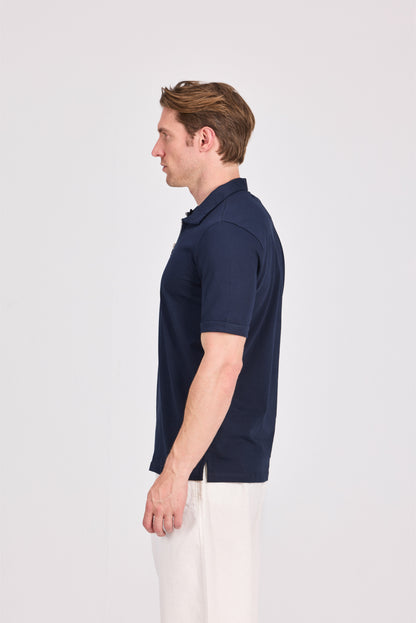 100% Cotton Polo With Zipper