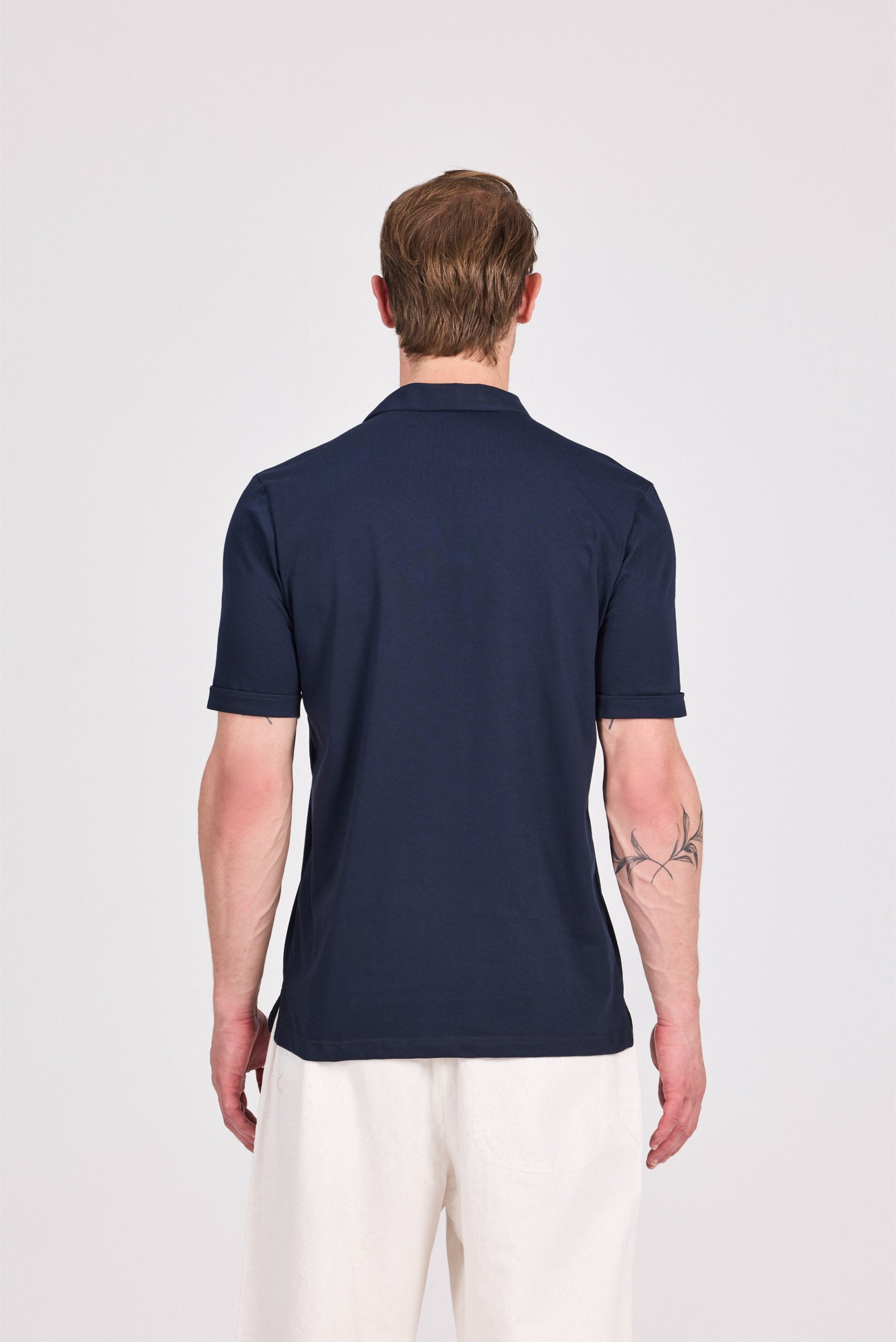 100% Cotton Polo With Zipper