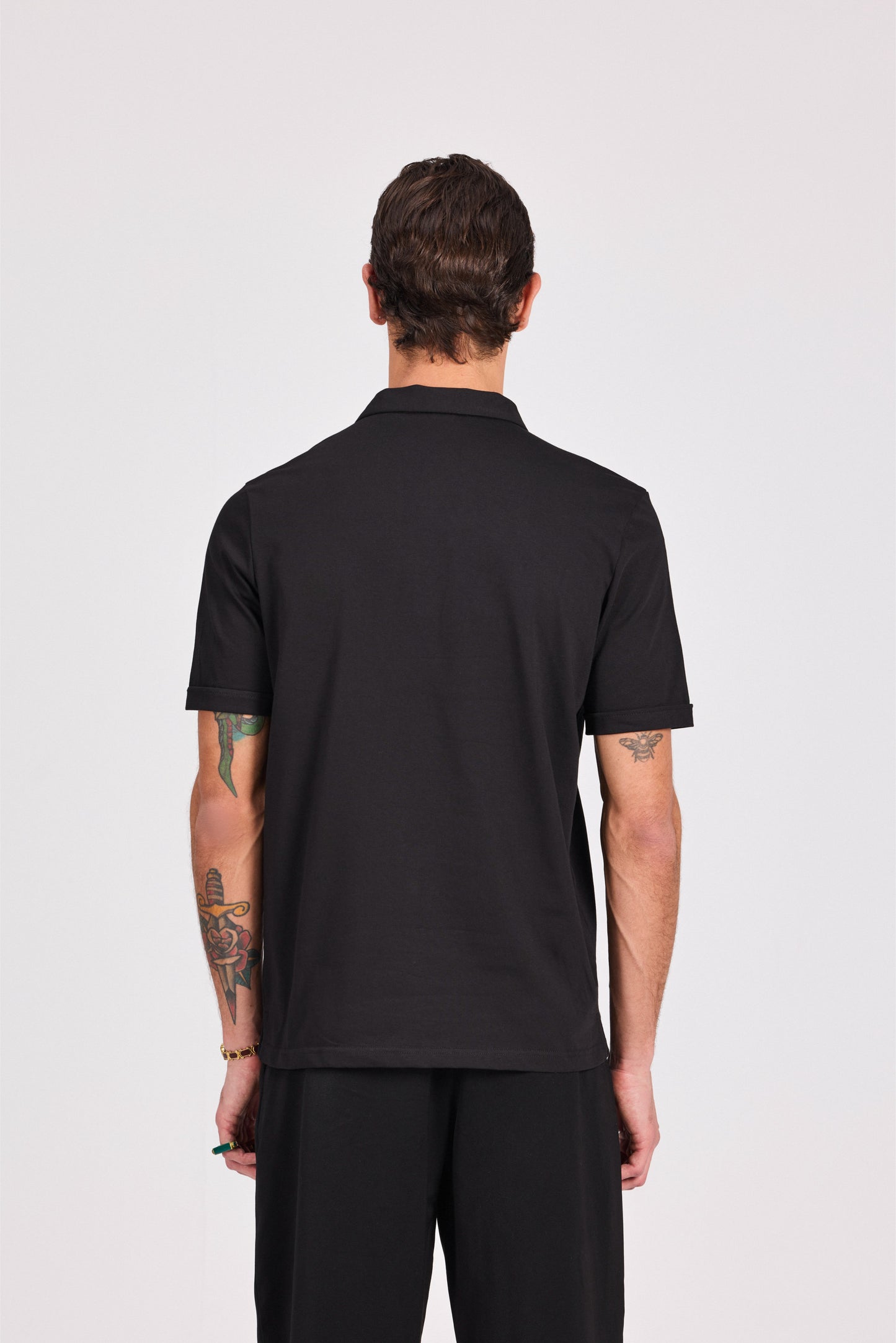 100% Cotton Polo With Zipper