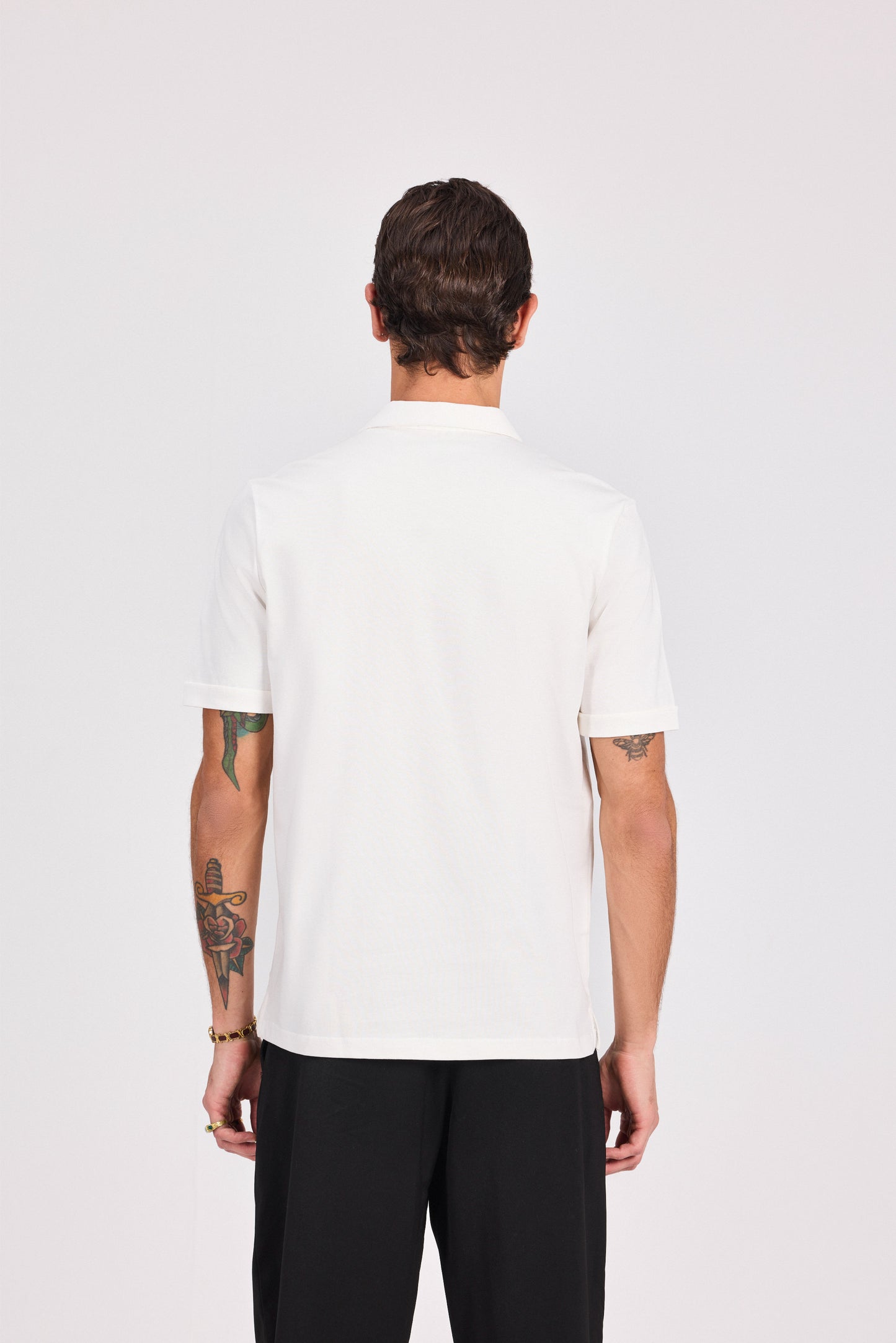 100% Cotton Polo With Zipper