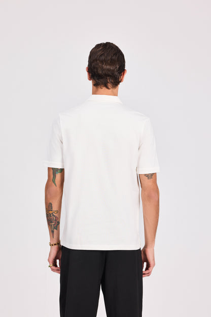 100% Cotton Polo With Zipper