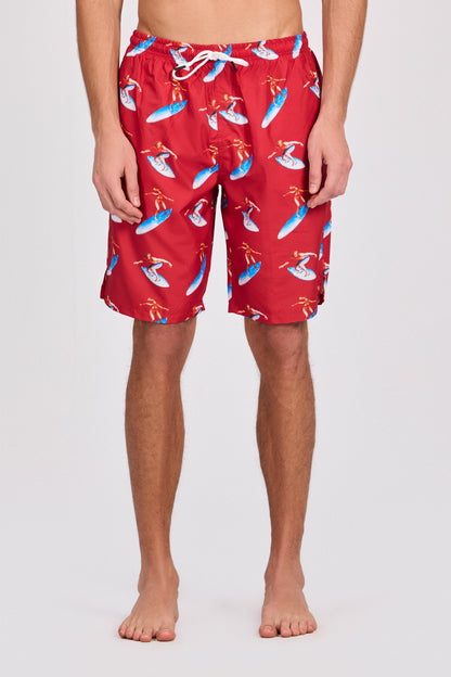 ملابس سباحة طويلة مطبوعة