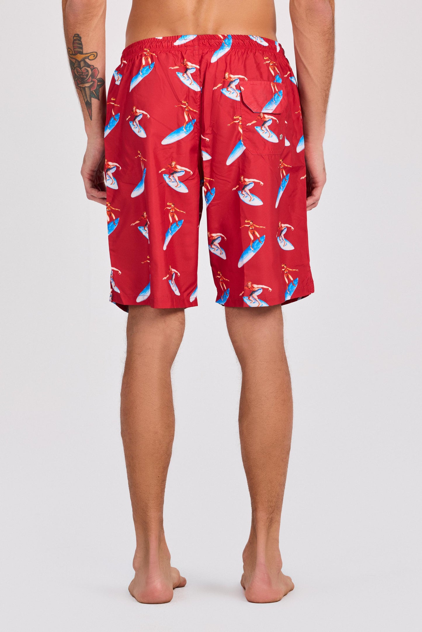 ملابس سباحة طويلة مطبوعة