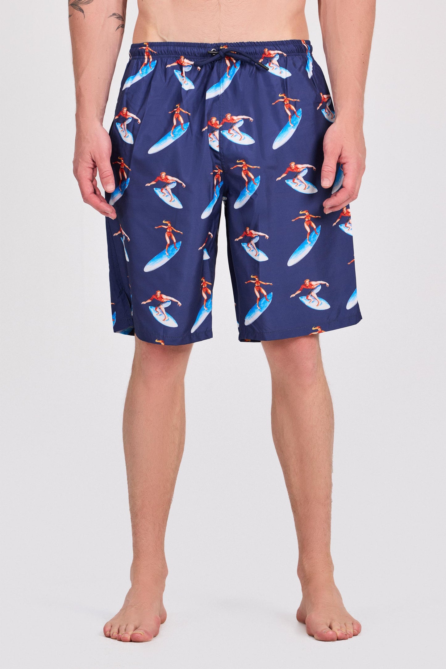 ملابس سباحة طويلة مطبوعة