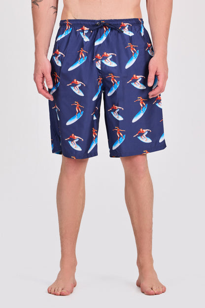 ملابس سباحة طويلة مطبوعة