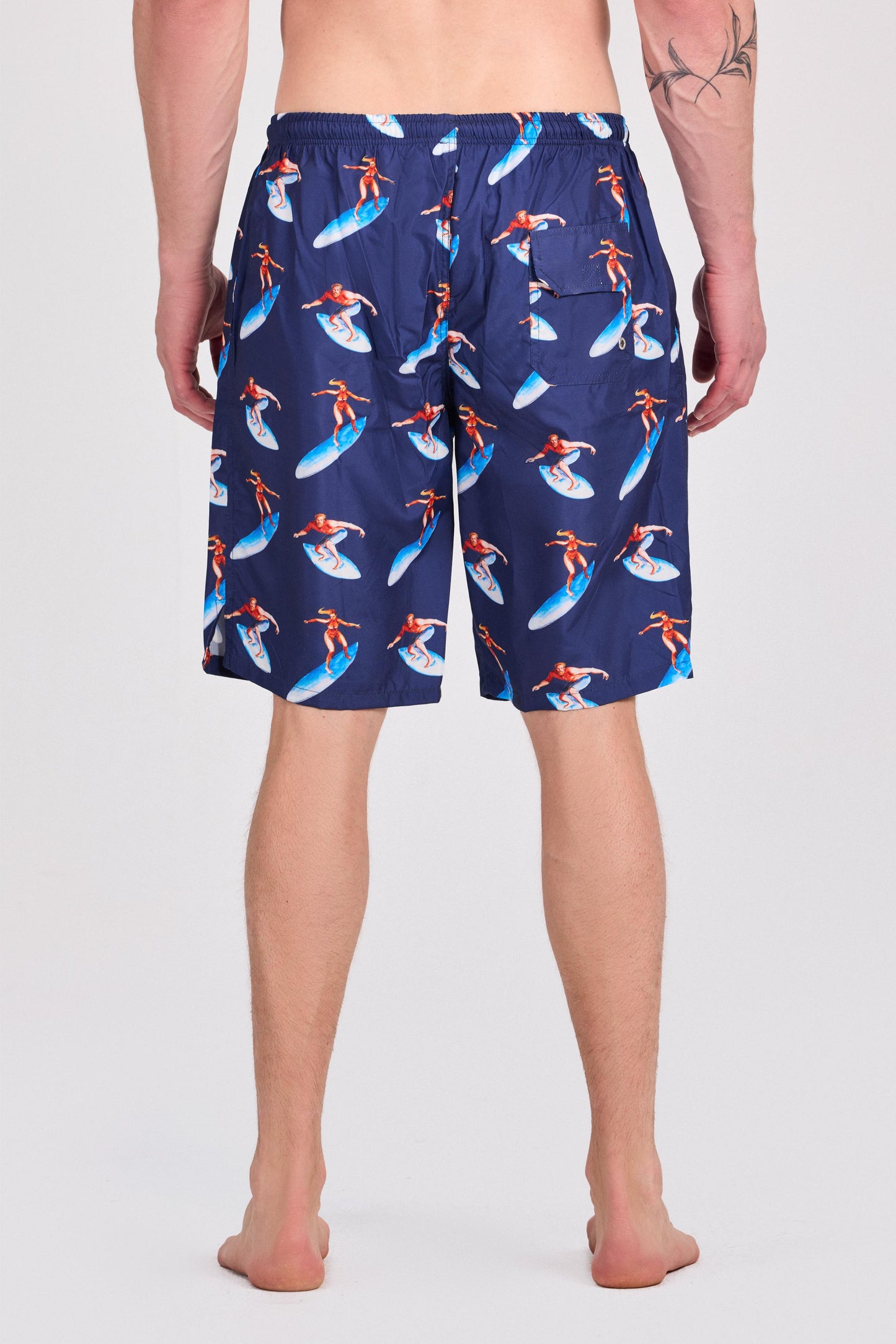 ملابس سباحة طويلة مطبوعة