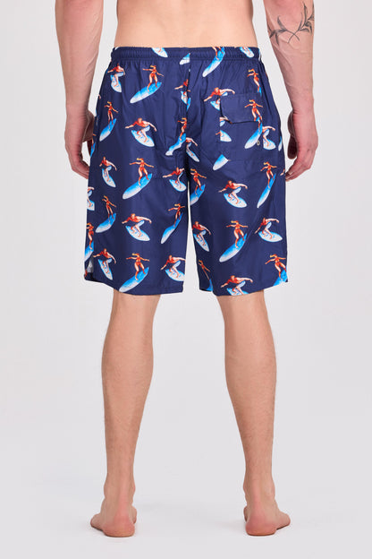 ملابس سباحة طويلة مطبوعة