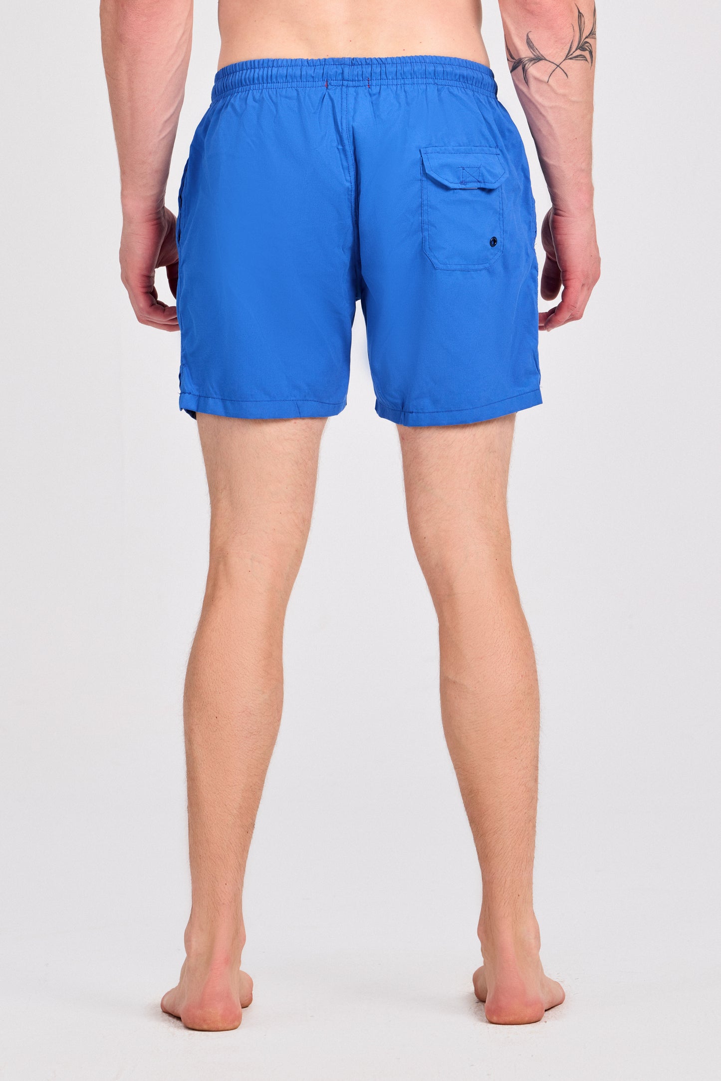 ملابس سباحة سادة باللون الوردي الفاتح