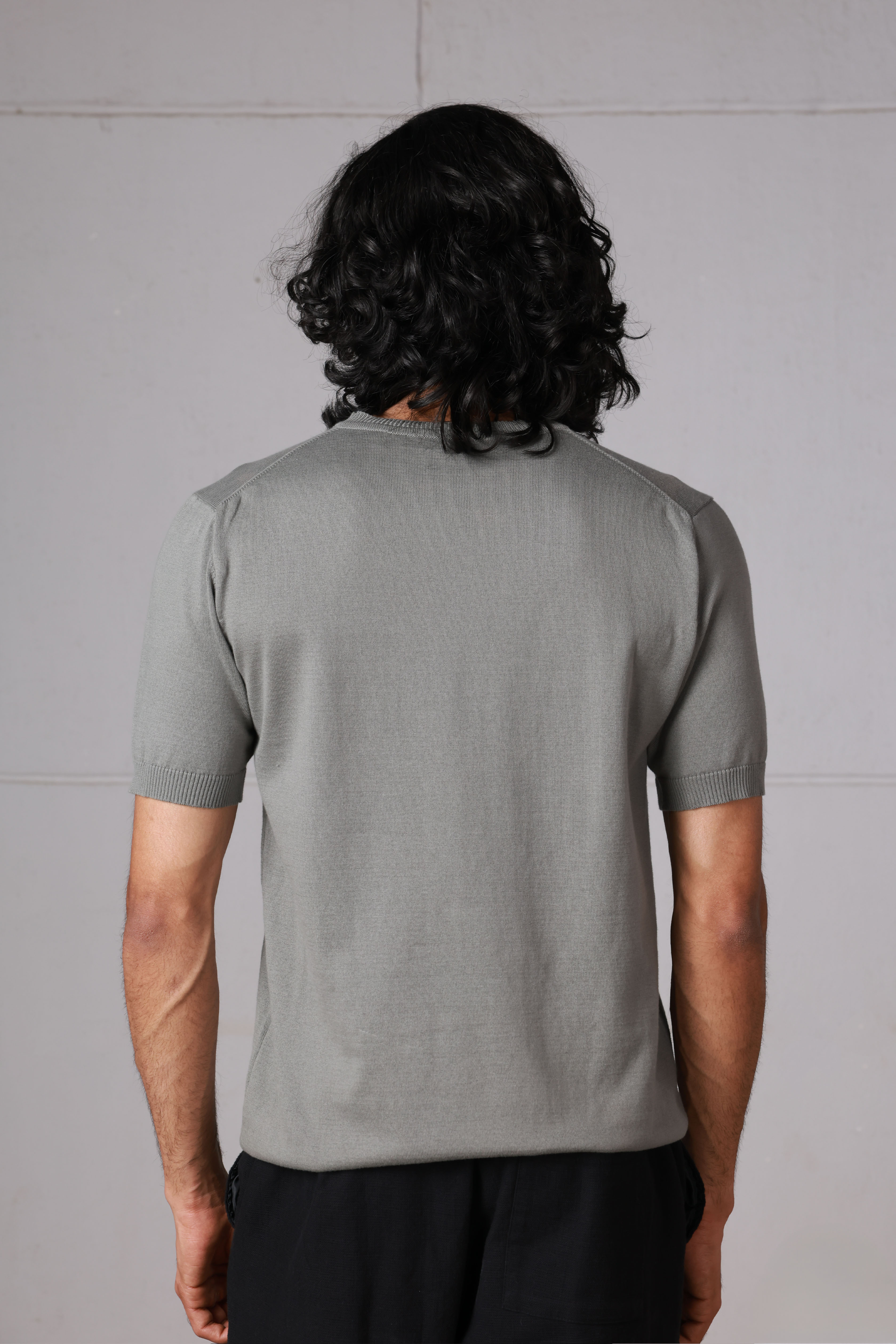 Olive Knit T-Shirt