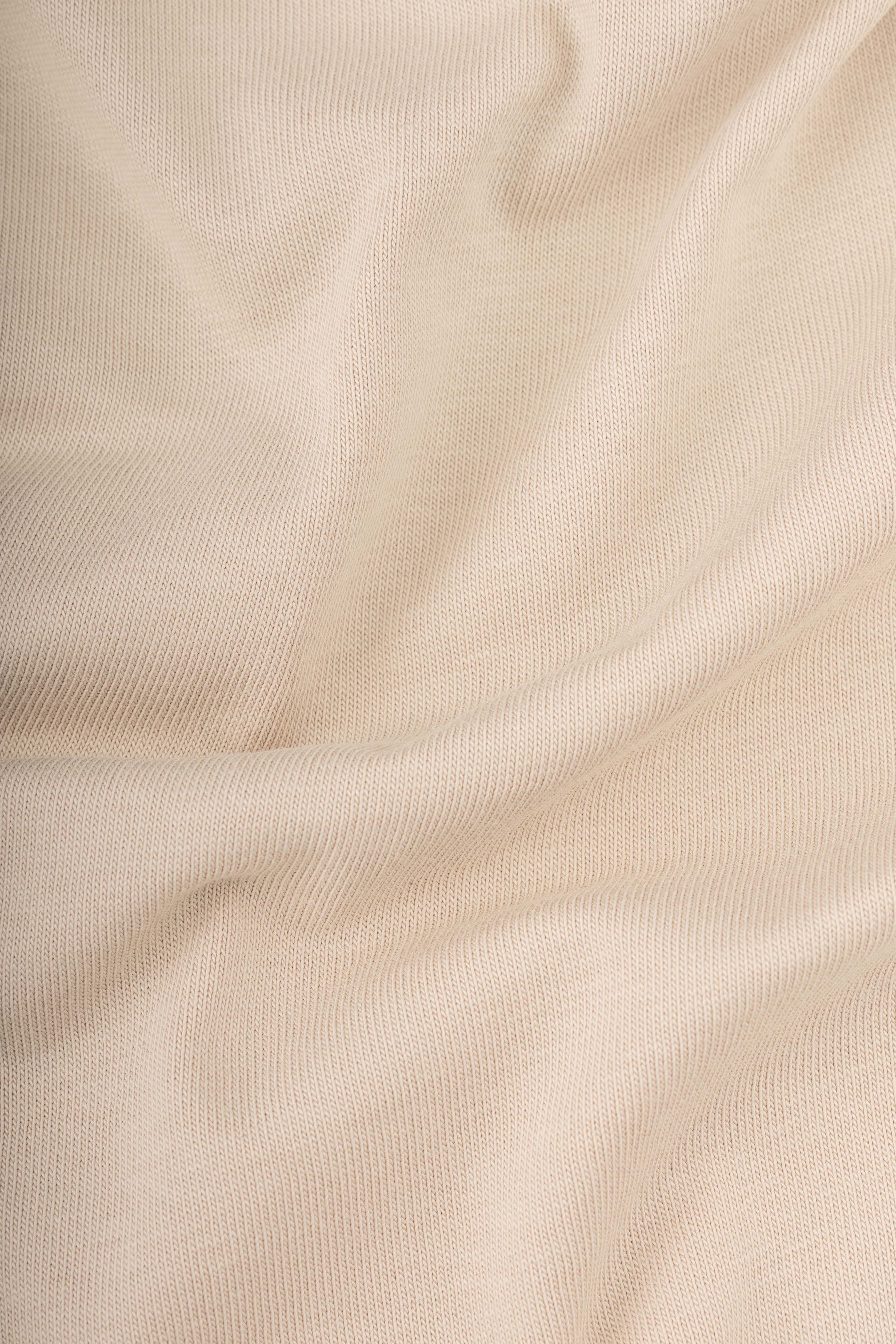 Beige Relaxed Fit Pocket T-Shirt